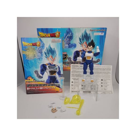 Figure-rise Standard Dragon ball Super Saiyan God Vegeta Model kit Bandai - Picture 1 of 7